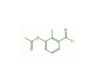 3-Acetoxy-2-methylbenzoyl Chloride (CAS 167678-46-8) - chemical structure image