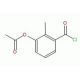 3-Acetoxy-2-methylbenzoyl Chloride (CAS 167678-46-8) - chemical structure image