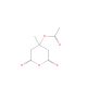 3-Acetoxy-3-methylpentane-1,5-dioic Acid Anhydride (CAS 87894-65-3) - chemical structure image