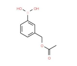 3-(Acetoxymethyl)phenylboronic acid (CAS 935701-04-5) - chemical structure image