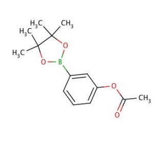 3-Acetoxyphenylboronic acid pinacol ester (CAS 480424-69-9) - chemical structure image