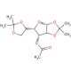 3-Acetyl-1,2:5,6-di-O-isopropylidene-α-D-galactofuranose (CAS 38166-65-3) - chemical structure image
