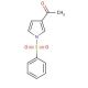 3-Acetyl-1-(phenylsulfonyl)pyrrole (CAS 81453-98-7) - chemical structure image