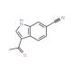 3-Acetyl-1H-indole-6-carbonitrile - chemical structure image