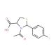 3-Acetyl-2-(4-fluoro-phenyl)-thiazolidine-4-carboxylic acid - chemical structure image