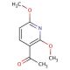 3-Acetyl-2,6-dimethoxypyridine (CAS 870703-62-1) - chemical structure image