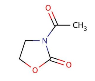 3-Acetyl-2-oxazolidinone (CAS 1432-43-5) - chemical structure image