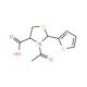3-Acetyl-2-thiophen-2-yl-thiazolidine-4-carboxylic acid - chemical structure image