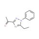 3-Acetyl-5-ethyl-1-phenyl-1,2,4-triazole (CAS 100193-57-5) - chemical structure image