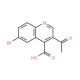 3-Acetyl-6-bromo-quinoline-4-carboxylic acid - chemical structure image