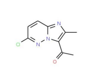 3-Acetyl-6-chloro-2-methylimidazo[1,2-b]pyridazine - chemical structure image