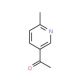 3-Acetyl-6-methylpyridine (CAS 36357-38-7) - chemical structure image