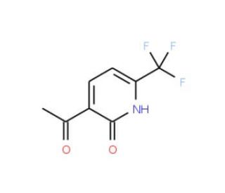 3-acetyl-6-(trifluoromethyl)pyridin-2(1H)-one - chemical structure image