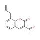 3-Acetyl-8-allyl-2H-chromen-2-one (CAS 6301-16-2) - chemical structure image