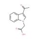 (3-Acetyl-indol-1-yl)-acetic acid - chemical structure image