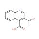 3-Acetyl-quinoline-4-carboxylic acid - chemical structure image