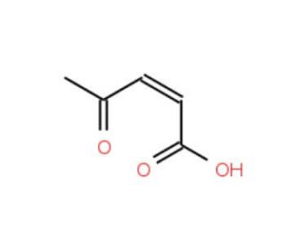 3-Acetylacrylic acid (CAS 4743-82-2) - chemical structure image