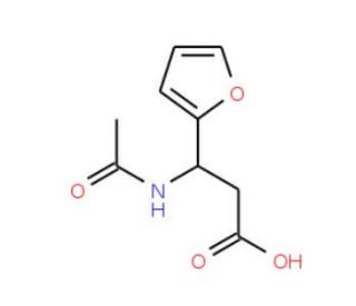 3-(Acetylamino)-3-(2-furyl)propanoic acid - chemical structure image