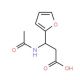 3-(Acetylamino)-3-(2-furyl)propanoic acid - chemical structure image