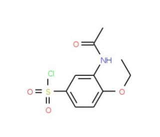 3-Acetylamino-4-ethoxy-benzenesulfonyl chloride - chemical structure image