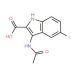 3-Acetylamino-5-fluoro-1H-indole-2-carboxylic acid - chemical structure image