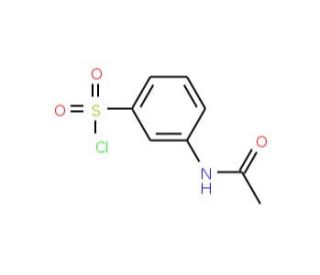 3-Acetylamino-benzenesulfonyl chloride (CAS 23905-46-6) - chemical structure image