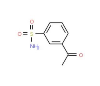 3-acetylbenzenesulfonamide - chemical structure image