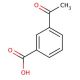 3-Acetylbenzoic acid (CAS 586-42-5) - chemical structure image