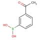 3-Acetylphenylboronic acid (CAS 204841-19-0) - chemical structure image