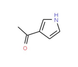 3-Acetylpyrrole (CAS 1072-82-8) - chemical structure image