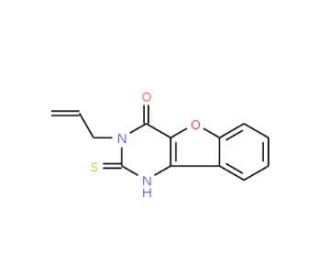 3-allyl-2-mercapto[1]benzofuro[3,2-d]pyrimidin-4(3H)-one - chemical structure image