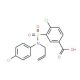 3-[Allyl-(4-chloro-phenyl)-sulfamoyl]-4-chloro-benzoic acid - chemical structure image