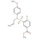 3-[Allyl-(4-methoxy-phenyl)-sulfamoyl]-4-chloro-benzoic acid methyl ester - chemical structure image