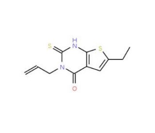 3-Allyl-6-ethyl-2-mercapto-3H-thieno[2,3-d]pyrimidin-4-one - chemical structure image