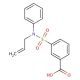 3-(Allyl-phenyl-sulfamoyl)-benzoic acid - chemical structure image