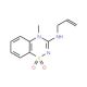 3-(Allylamino)-4-methyl-4H-1,2,4-benzothiadiazin-1,1-dioxide - chemical structure image