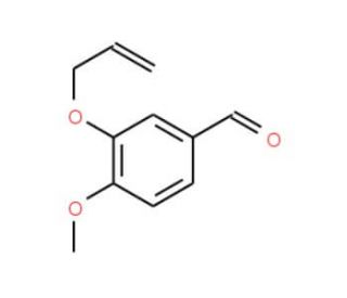 3-Allyloxy-4-methoxybenzaldehyde (CAS 18075-40-6) - chemical structure image