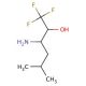 3-amino-1,1,1-trifluoro-5-methylhexan-2-ol (CAS 326010-95-1) - chemical structure image