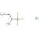 3-amino-1,1,1-trifluoropropan-2-ol hydrochloride (CAS 3832-24-4) - chemical structure image
