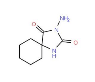 3-Amino-1,3-diaza-spiro[4.5]decane-2,4-dione (CAS 16252-63-4) - chemical structure image