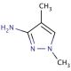 3-Amino-1,4-dimethylpyrazole - chemical structure image