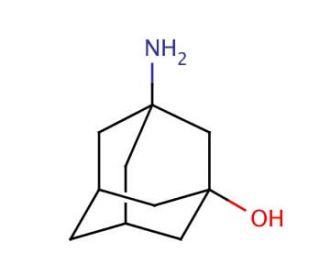 3-Amino-1-adamantanol (CAS 702-82-9) - chemical structure image