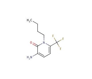 3-amino-1-butyl-6-(trifluoromethyl)pyridin-2(1H)-one - chemical structure image