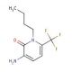3-amino-1-butyl-6-(trifluoromethyl)pyridin-2(1H)-one - chemical structure image