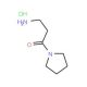 3-Amino-1-pyrrolidin-1-yl-propan-1-one hydrochloride (CAS 670253-59-5) - chemical structure image