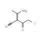 3-Amino-2-(2-chloro-acetyl)-but-2-enenitrile - chemical structure image