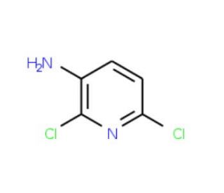 3-Amino-2,6-dichloropyridine (CAS 62476-56-6) - chemical structure image