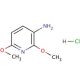 3-Amino-2,6-dimethoxypyridine monohydrochloride (CAS 80789-72-6) - chemical structure image