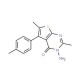 3-Amino-2,6-dimethyl-5-(4-methylphenyl)thieno-[2,3-d]pyrimidin-4(3H)-one - chemical structure image