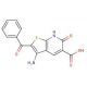 3-amino-2-benzoyl-6-oxo-6H,7H-thieno[2,3-b]pyridine-5-carboxylic acid (CAS 439946-22-2) - chemical structure image